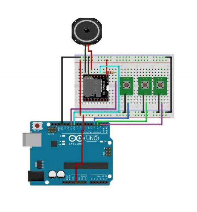 5x Mini MP3 Player Module W/ Speaker Output – TF SD USB For Arduino Projects