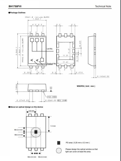Internal Structure Diagram of BH1750FVI