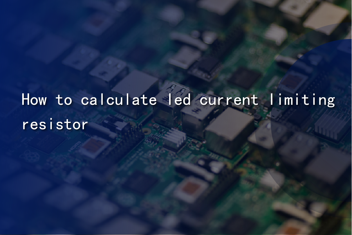 How to calculate led current limiting resistor
