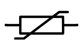 standard symbol of varistor