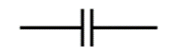  Bipolar capacitor symbol