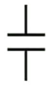 Non-polarized Capacitor Symbol