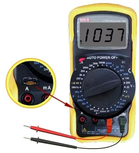 Step 3: Connect the probes and read the value2