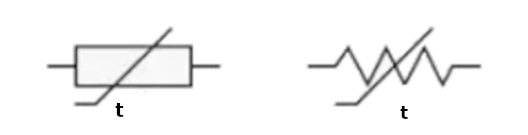Temperature-Dependent Capacitor (TDR) Symbol