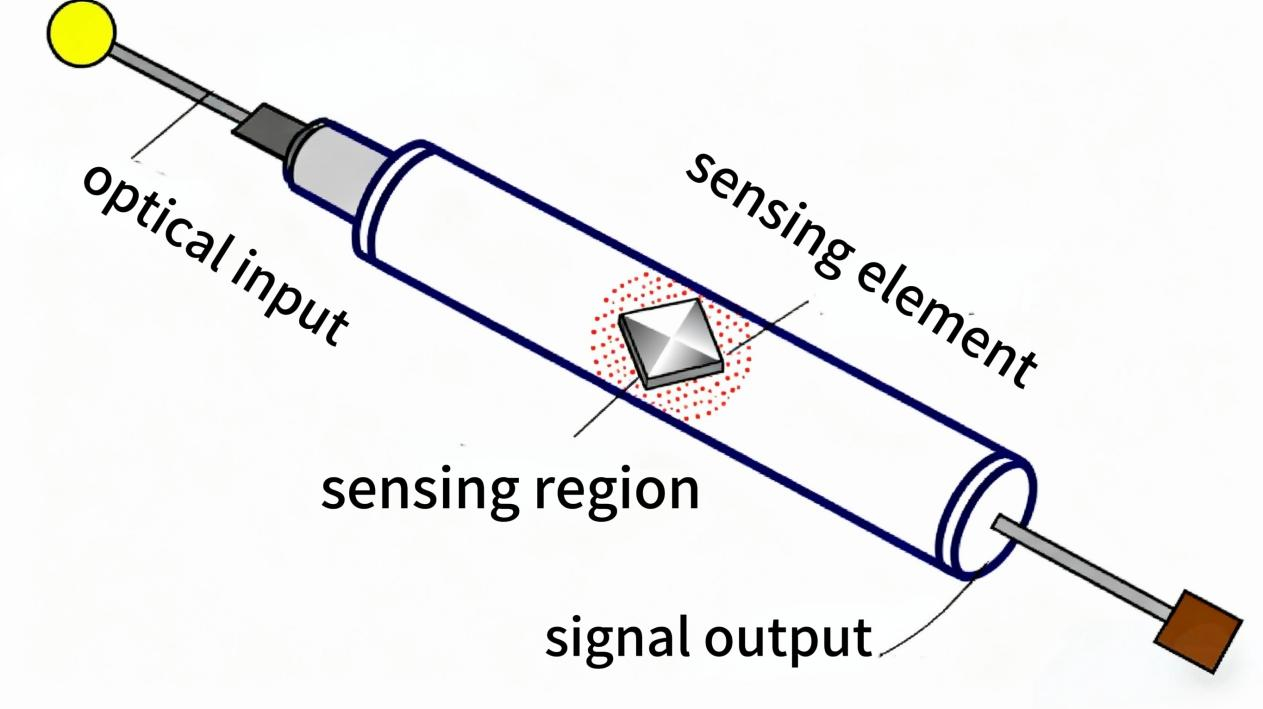 optical fiber sensor schematic diagram