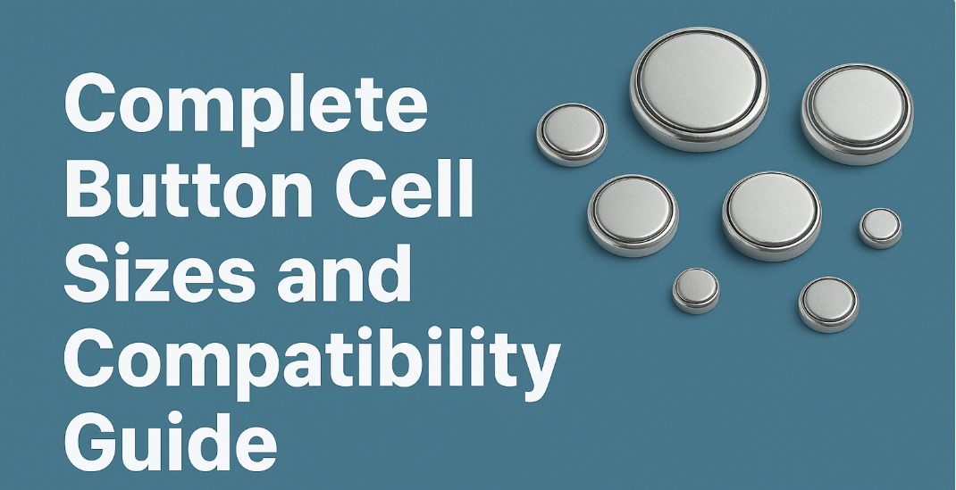 Complete Button Cell Sizes and Compatibility Guide