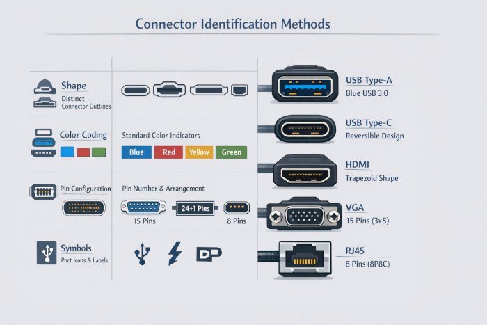 Computer Cable Connector Types: Identification, Uses & Selection Guide ...